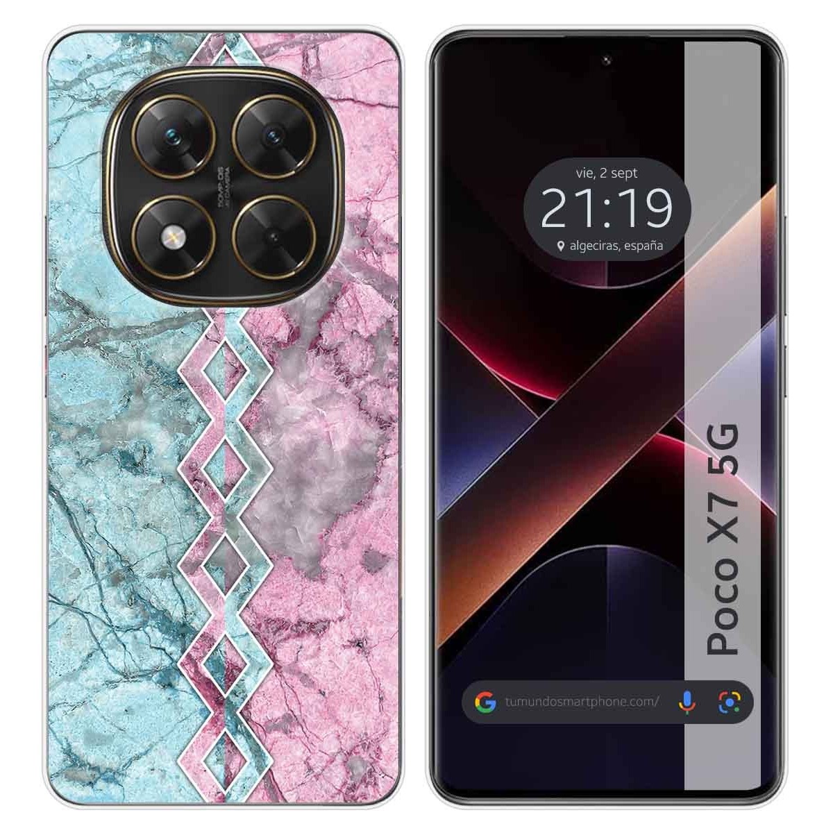 Funda Silicona para Xiaomi Poco X7 5G diseño Mármol 08 Dibujos