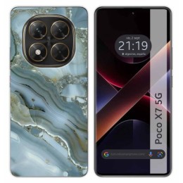 Funda Silicona para Xiaomi Poco X7 5G diseño Mármol 09 Dibujos