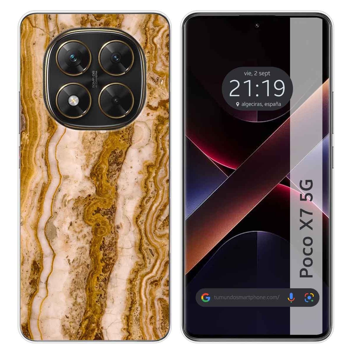 Funda Silicona para Xiaomi Poco X7 5G diseño Mármol 10 Dibujos