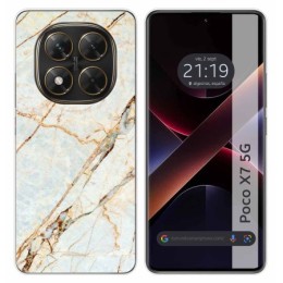 Funda Silicona para Xiaomi Poco X7 5G diseño Mármol 13 Dibujos