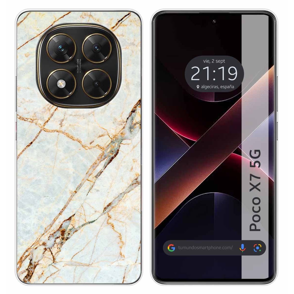 Funda Silicona para Xiaomi Poco X7 5G diseño Mármol 13 Dibujos
