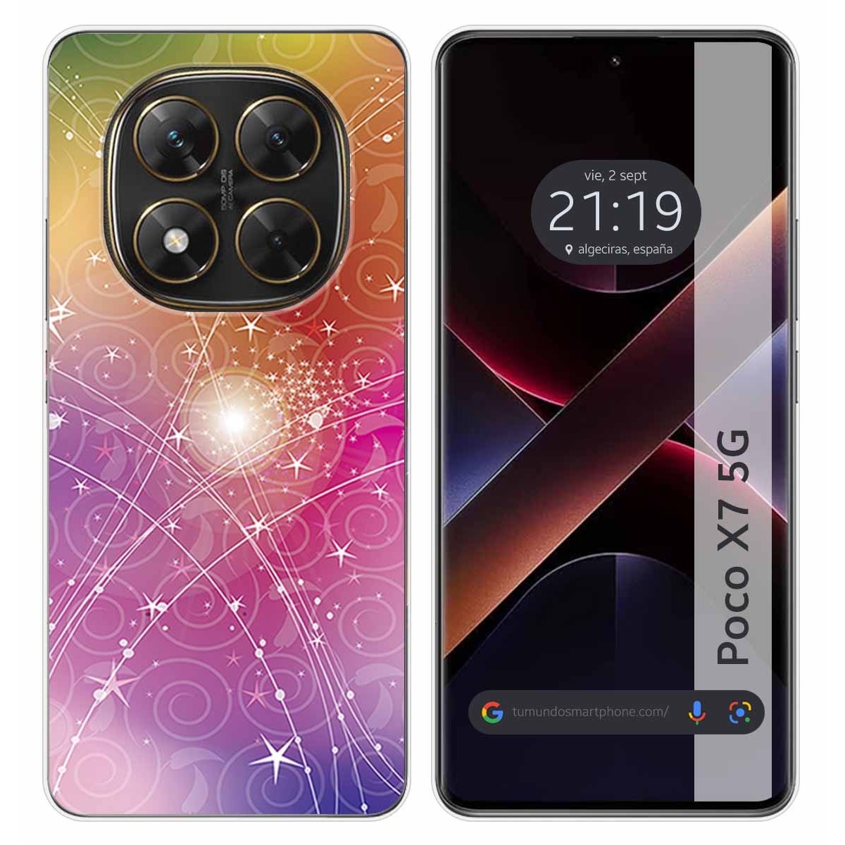 Funda Silicona para Xiaomi Poco X7 5G diseño Abstracto Dibujos