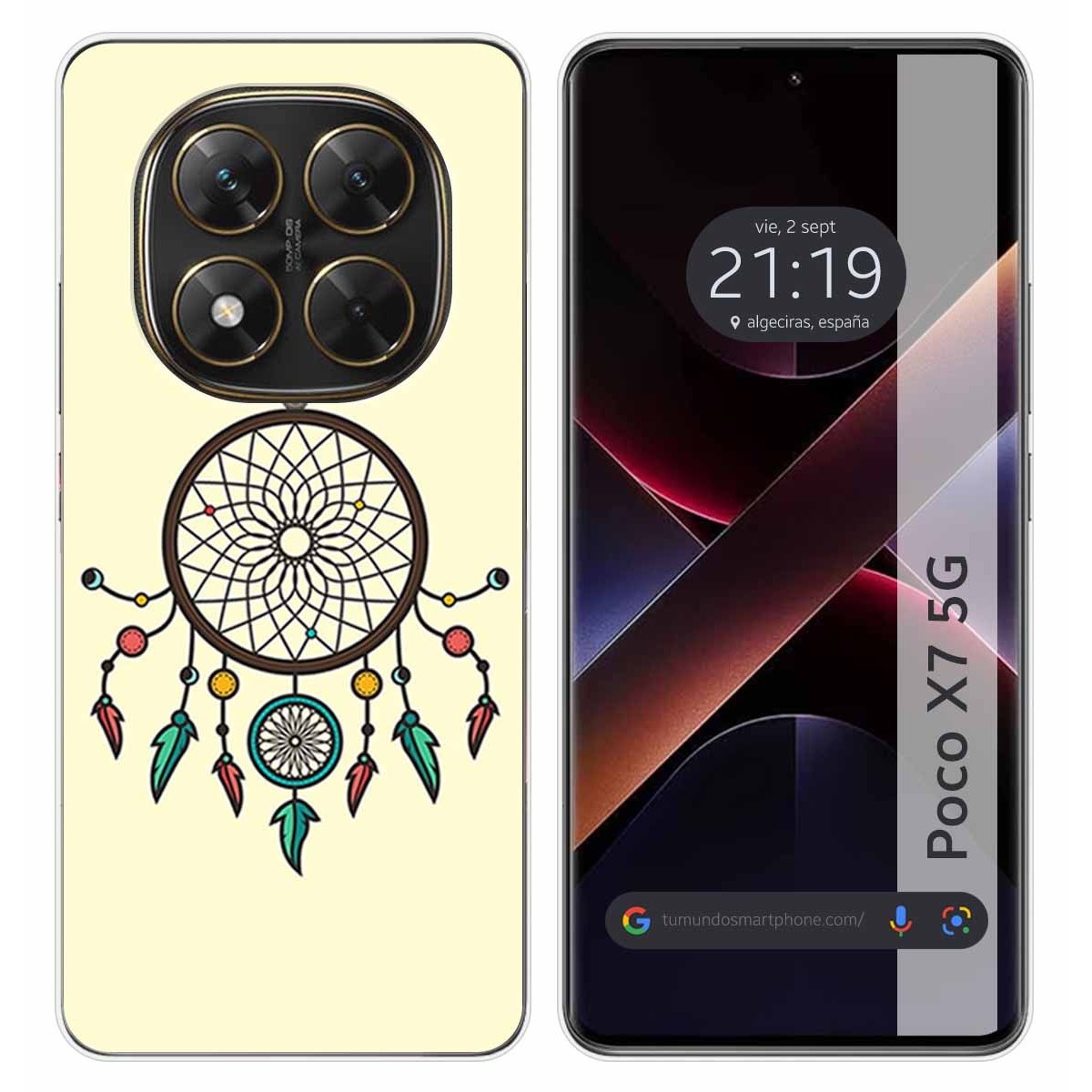 Funda Silicona para Xiaomi Poco X7 5G diseño Atrapasueños Dibujos