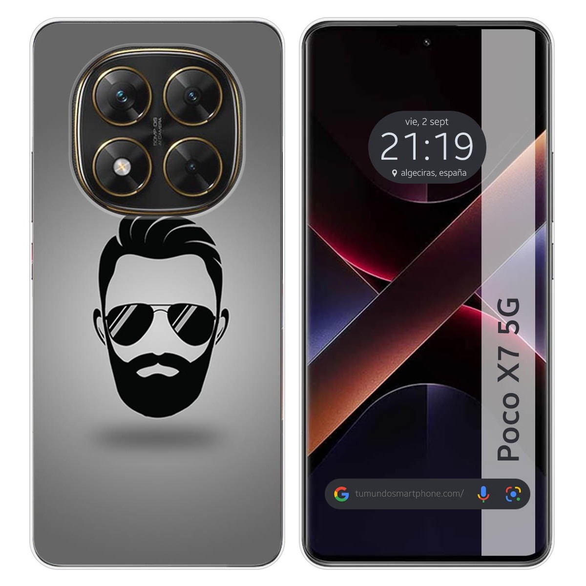 Funda Silicona para Xiaomi Poco X7 5G diseño Barba Dibujos