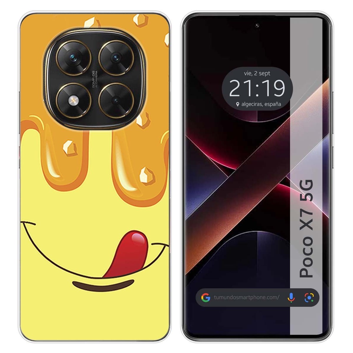 Funda Silicona para Xiaomi Poco X7 5G diseño Helado Vainilla Dibujos