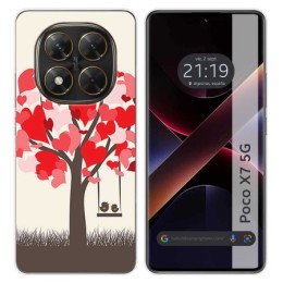 Funda Silicona para Xiaomi Poco X7 5G diseño Pajaritos Dibujos