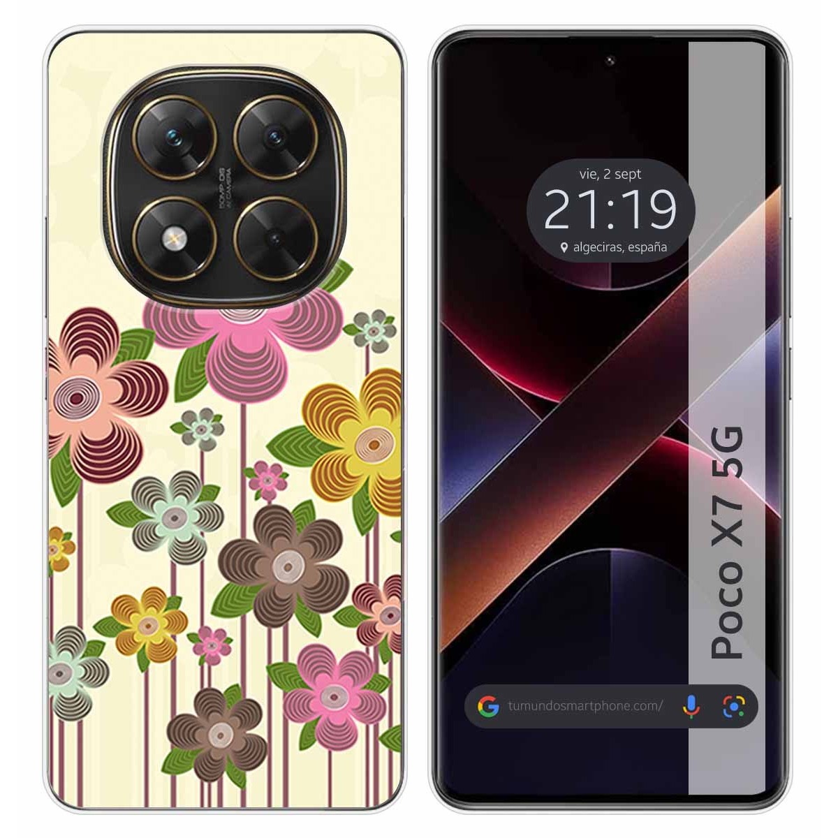 Funda Silicona para Xiaomi Poco X7 5G diseño Primavera En Flor Dibujos