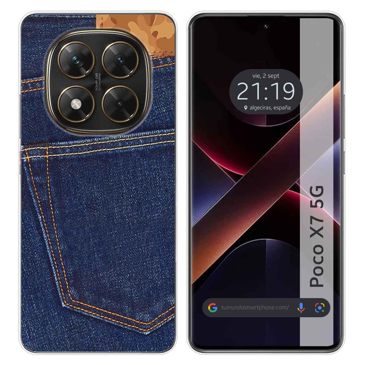 Funda Silicona para Xiaomi Poco X7 5G diseño Vaquero Dibujos