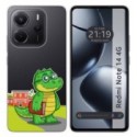 Funda Silicona Transparente para Xiaomi Redmi Note 14 4G diseño Coco Dibujos