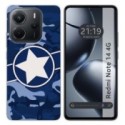 Funda Silicona para Xiaomi Redmi Note 14 4G diseño Camuflaje 03 Dibujos