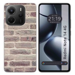 Funda Silicona para Xiaomi Redmi Note 14 4G diseño Ladrillo 01 Dibujos