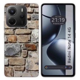 Funda Silicona para Xiaomi Redmi Note 14 4G diseño Ladrillo 03 Dibujos
