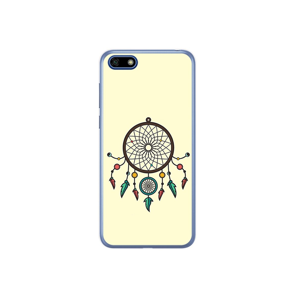 Funda Gel Tpu para Huawei Honor 7S / Y5 2018 Diseño Atrapasueños Dibujos