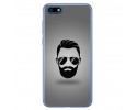 Funda Gel Tpu para Huawei Honor 7S / Y5 2018 Diseño Barba Dibujos