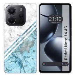 Funda Silicona para Xiaomi Redmi Note 14 4G diseño Mármol 02 Dibujos