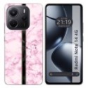 Funda Silicona para Xiaomi Redmi Note 14 4G diseño Mármol 04 Dibujos