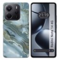 Funda Silicona para Xiaomi Redmi Note 14 4G diseño Mármol 09 Dibujos