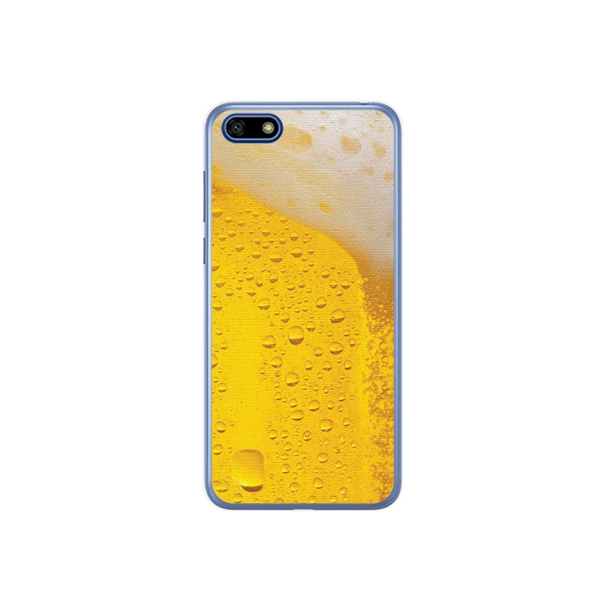 Funda Gel Tpu para Huawei Honor 7S / Y5 2018 Diseño Cerveza Dibujos