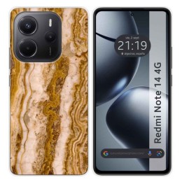 Funda Silicona para Xiaomi Redmi Note 14 4G diseño Mármol 10 Dibujos