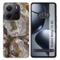 Funda Silicona para Xiaomi Redmi Note 14 4G diseño Mármol 14 Dibujos