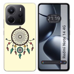 Funda Silicona para Xiaomi Redmi Note 14 4G diseño Atrapasueños Dibujos