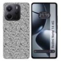 Funda Silicona para Xiaomi Redmi Note 14 4G diseño Letras Dibujos