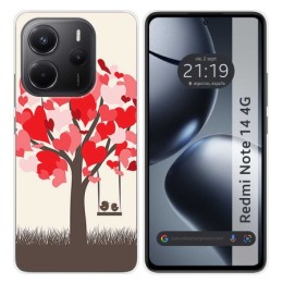 Funda Silicona para Xiaomi Redmi Note 14 4G diseño Pajaritos Dibujos