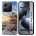 Funda Silicona para Xiaomi Redmi Note 14 4G diseño Sunset Dibujos