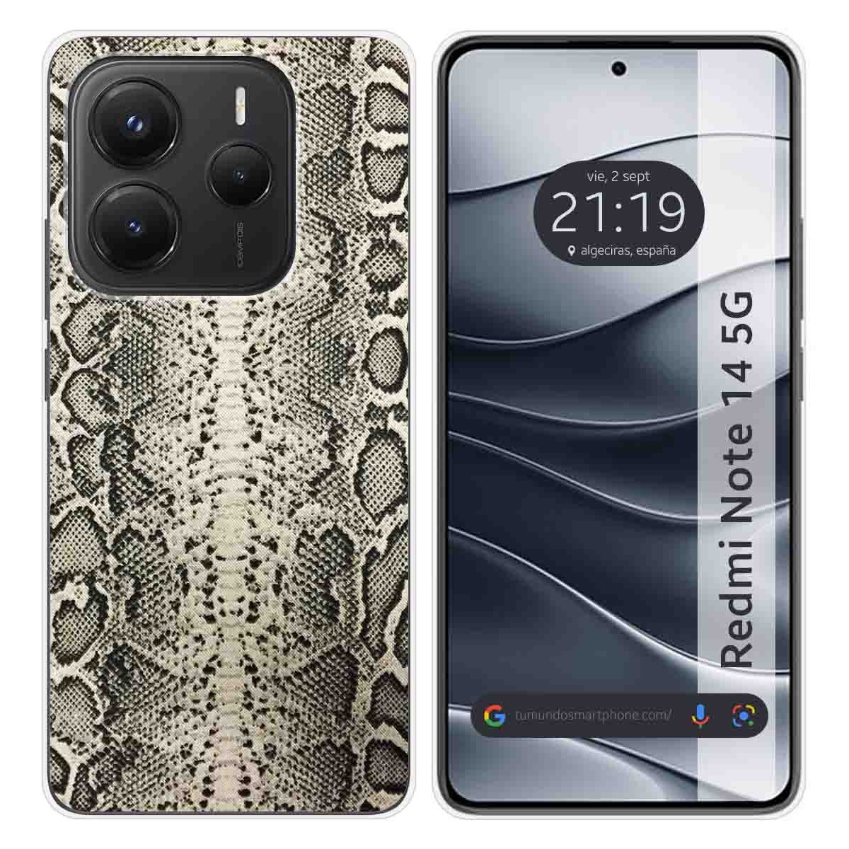 Funda Silicona para Xiaomi Redmi Note 14 5G diseño Animal 01 Dibujos