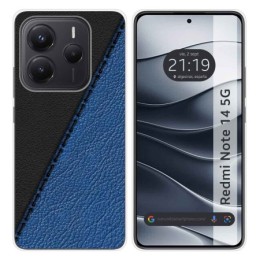 Funda Silicona para Xiaomi Redmi Note 14 5G diseño Cuero 02 Dibujos