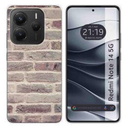 Funda Silicona para Xiaomi Redmi Note 14 5G diseño Ladrillo 01 Dibujos