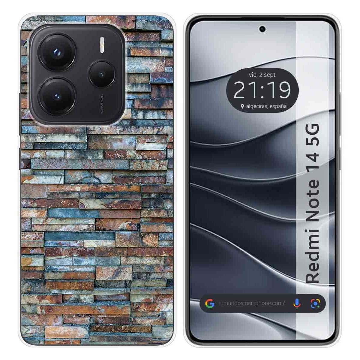 Funda Silicona para Xiaomi Redmi Note 14 5G diseño Ladrillo 05 Dibujos
