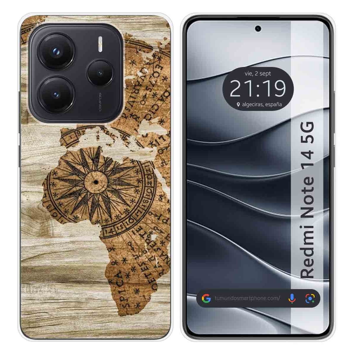 Funda Silicona para Xiaomi Redmi Note 14 5G diseño Madera 07 Dibujos