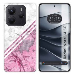 Funda Silicona para Xiaomi Redmi Note 14 5G diseño Mármol 03 Dibujos