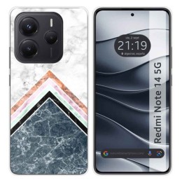 Funda Silicona para Xiaomi Redmi Note 14 5G diseño Mármol 05 Dibujos