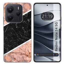 Funda Silicona para Xiaomi Redmi Note 14 5G diseño Mármol 07 Dibujos