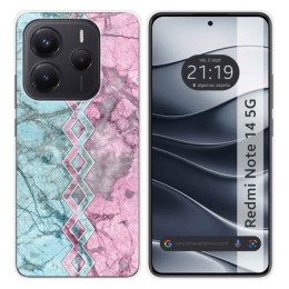 Funda Silicona para Xiaomi Redmi Note 14 5G diseño Mármol 08 Dibujos