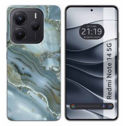 Funda Silicona para Xiaomi Redmi Note 14 5G diseño Mármol 09 Dibujos