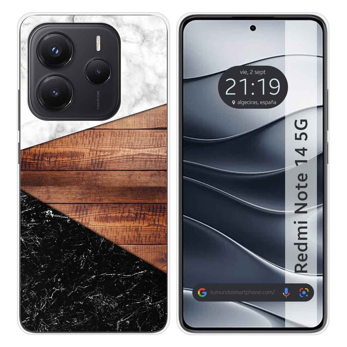 Funda Silicona para Xiaomi Redmi Note 14 5G diseño Mármol 11 Dibujos