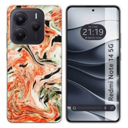 Funda Silicona para Xiaomi Redmi Note 14 5G diseño Mármol 12 Dibujos