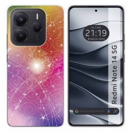 Funda Silicona para Xiaomi Redmi Note 14 5G diseño Abstracto Dibujos