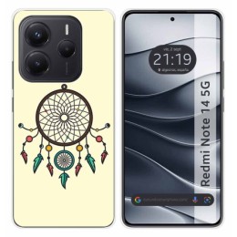 Funda Silicona para Xiaomi Redmi Note 14 5G diseño Atrapasueños Dibujos