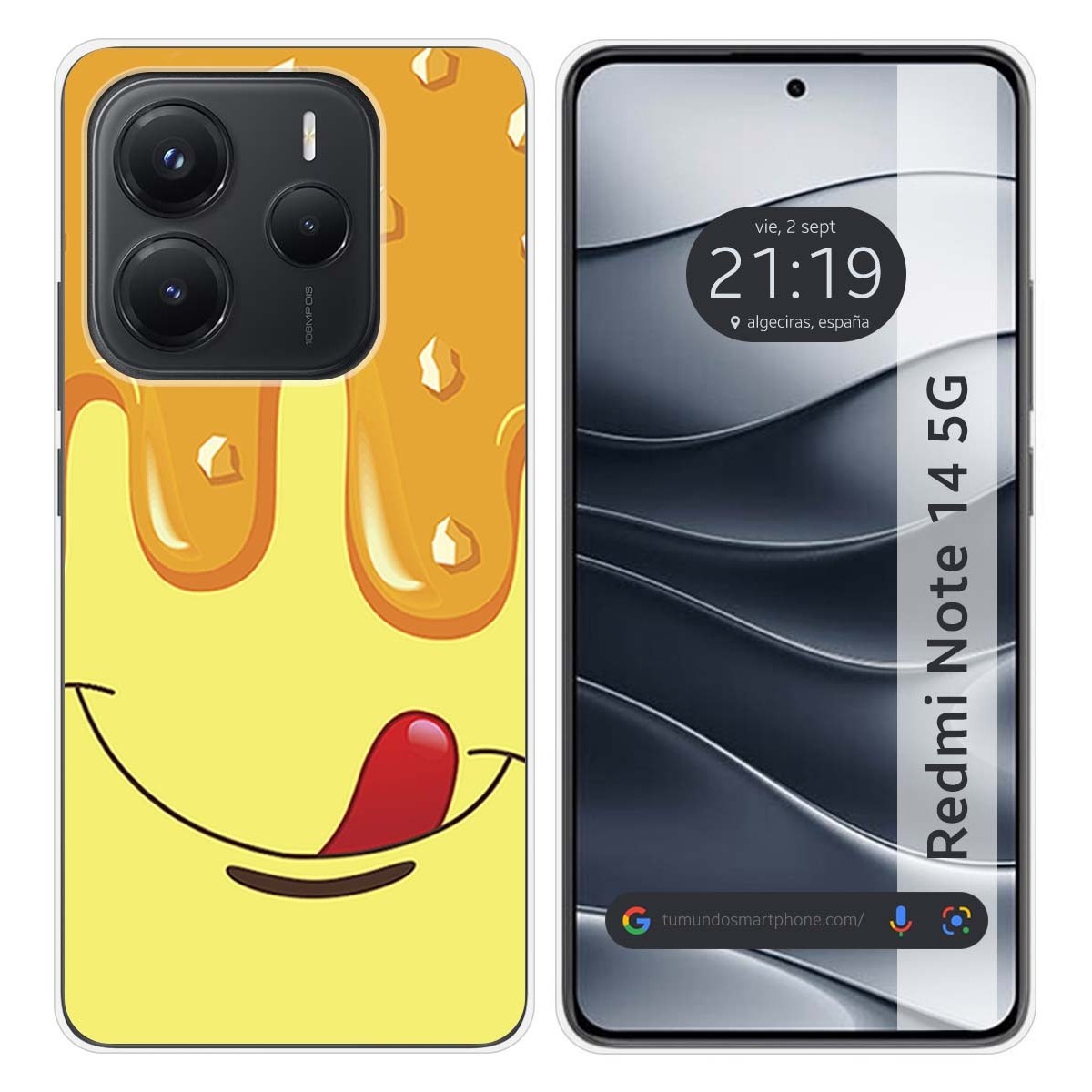 Funda Silicona para Xiaomi Redmi Note 14 5G diseño Helado Vainilla Dibujos