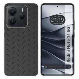 Funda Silicona para Xiaomi Redmi Note 14 5G diseño Metal Dibujos