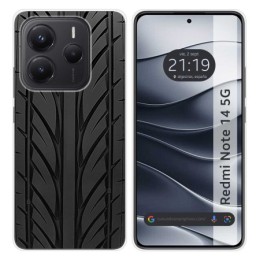 Funda Silicona para Xiaomi Redmi Note 14 5G diseño Neumatico Dibujos