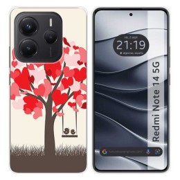 Funda Silicona para Xiaomi Redmi Note 14 5G diseño Pajaritos Dibujos