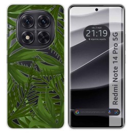 Funda Silicona Transparente para Xiaomi Redmi Note 14 Pro 5G diseño Jungla Dibujos