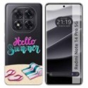 Funda Silicona Transparente para Xiaomi Redmi Note 14 Pro 5G diseño Summer Dibujos