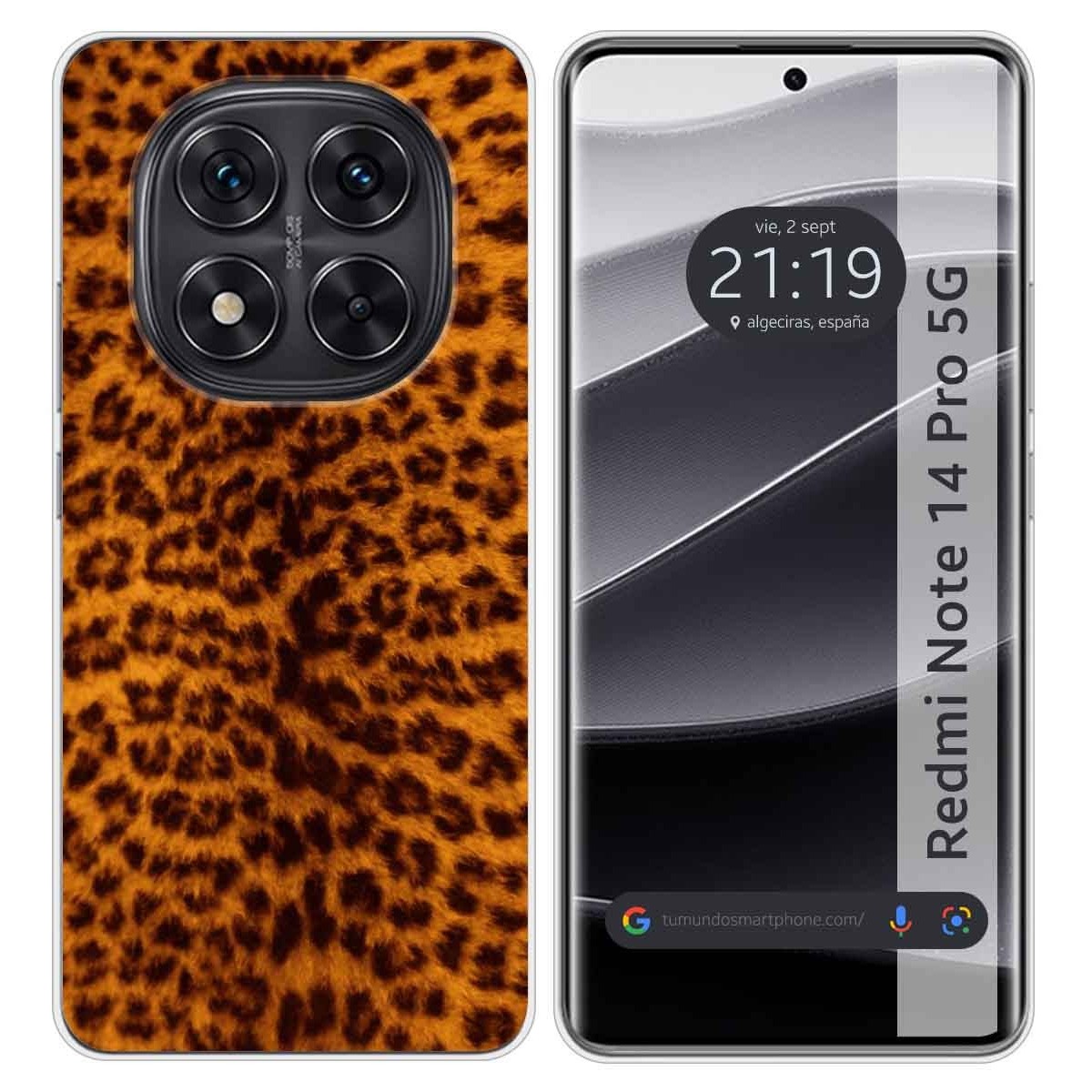 Funda Silicona para Xiaomi Redmi Note 14 Pro 5G diseño Animal 03 Dibujos