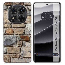 Funda Silicona para Xiaomi Redmi Note 14 Pro 5G diseño Ladrillo 03 Dibujos